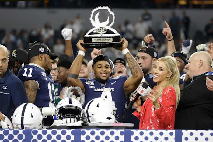 Journey Brown was named offensive MVP of the Cotton Bowl.